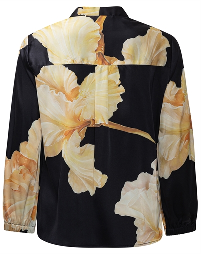 Karmamia Copenhagen - Jody Bluse - Gold Maxi Flower